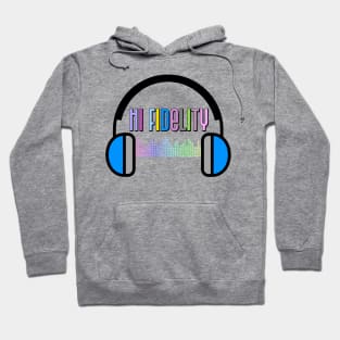 MUSIC Hi Fidelity Equalizer Bars Headphones Hoodie